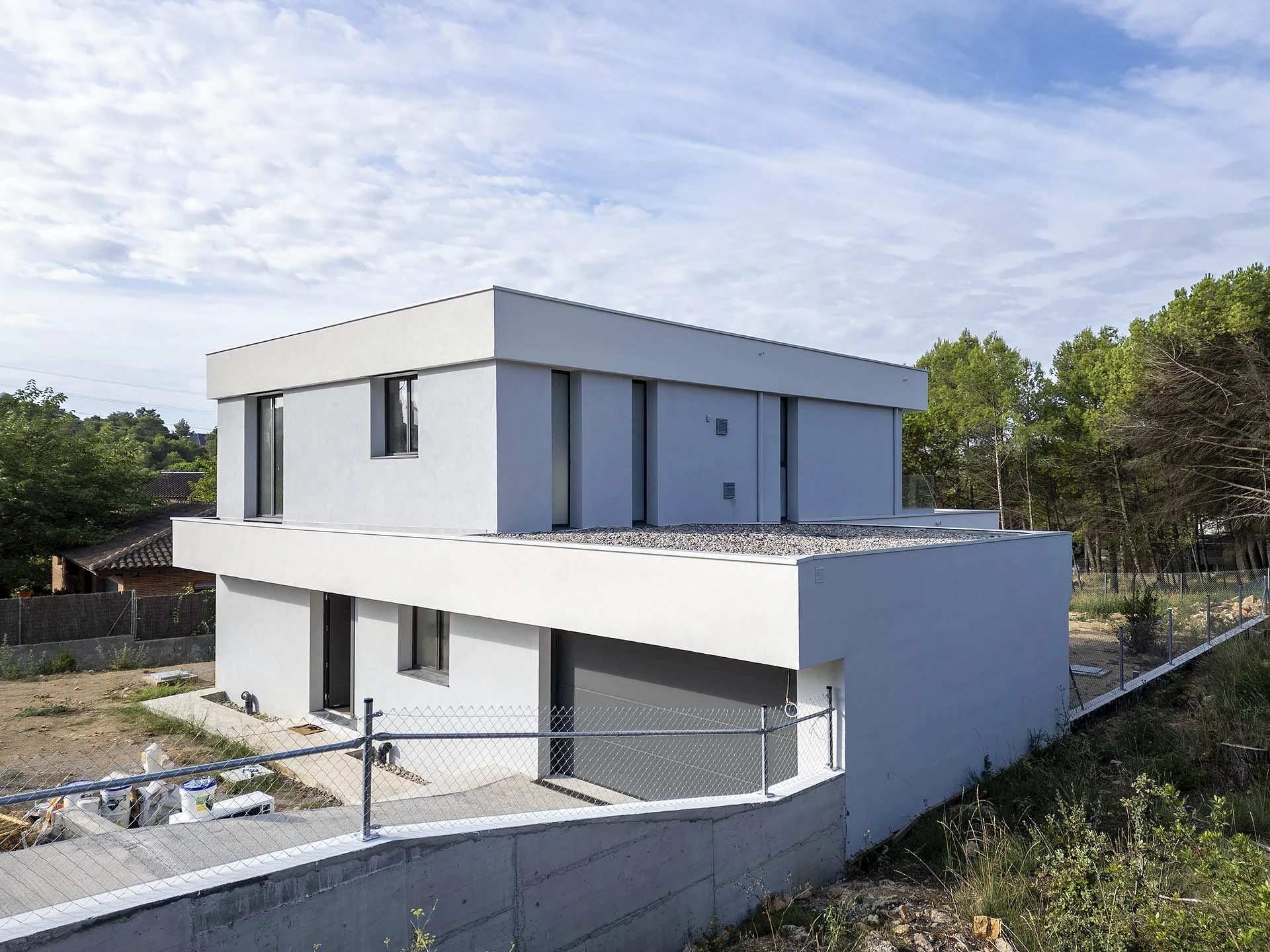 Begues landscaped exterior and terrace