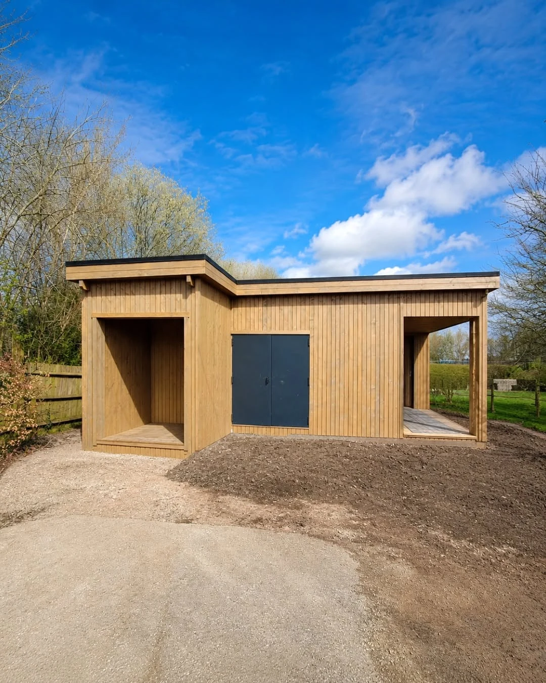 Canings Shop completed timber building in the United Kingdom