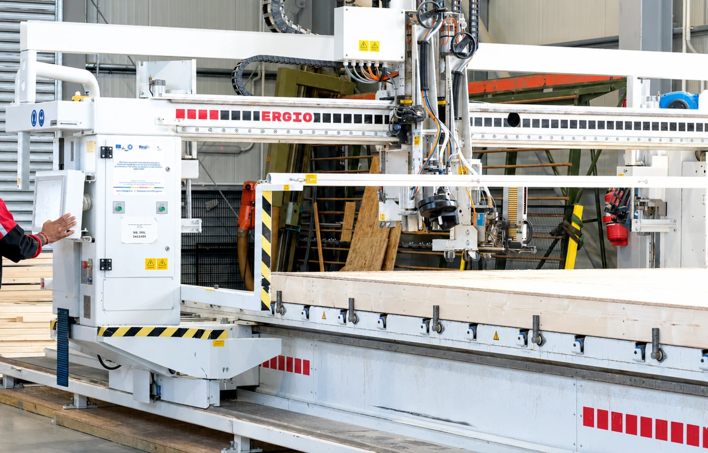 Equipo automatizado de producción de ERGIO en la línea de fábrica