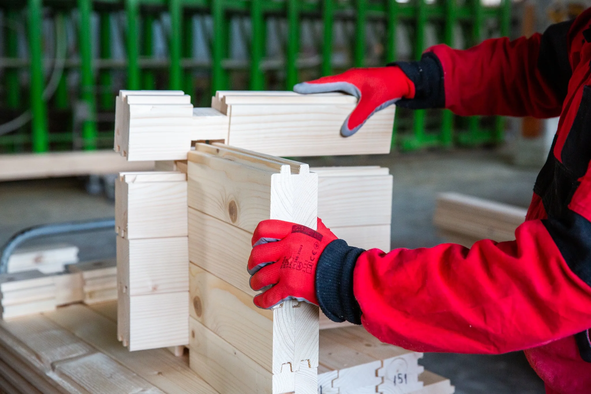 Trial assembly and profile-joint verification for the ERGIO Log House System