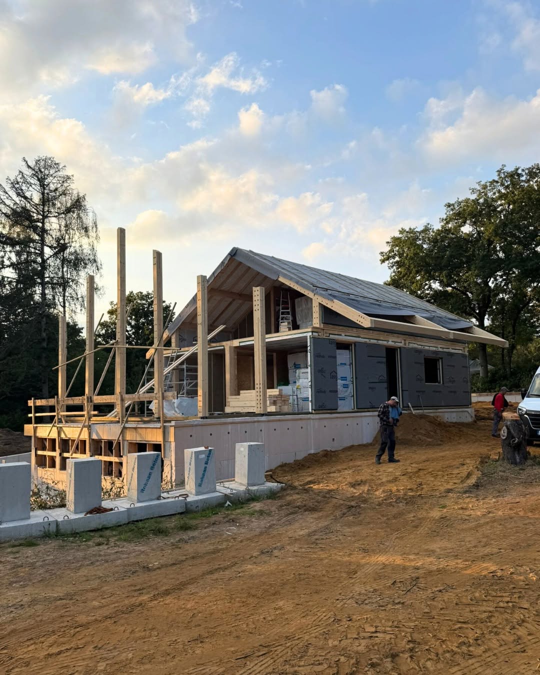 Vasse project under construction viewed from the site access