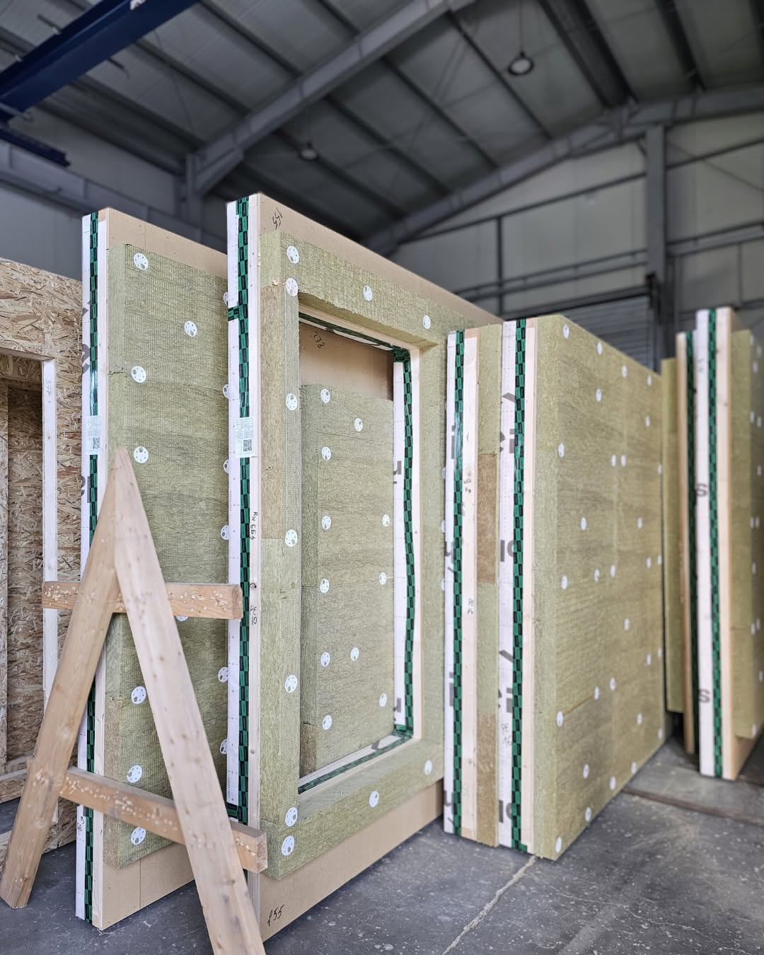 Recurring supply of prefabricated Timber Frame wall panels prepared in the ERGIO factory