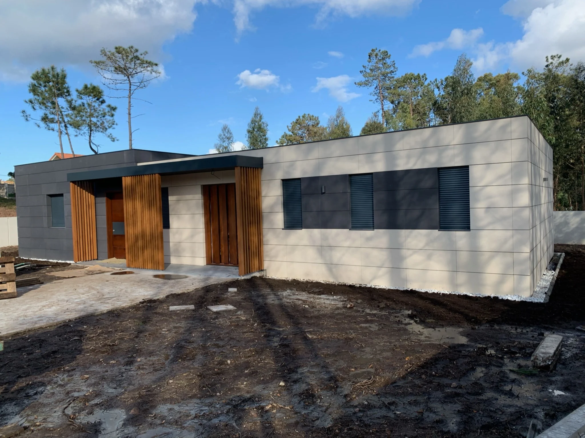 Tomino modular timber residence in Pontevedra Spain