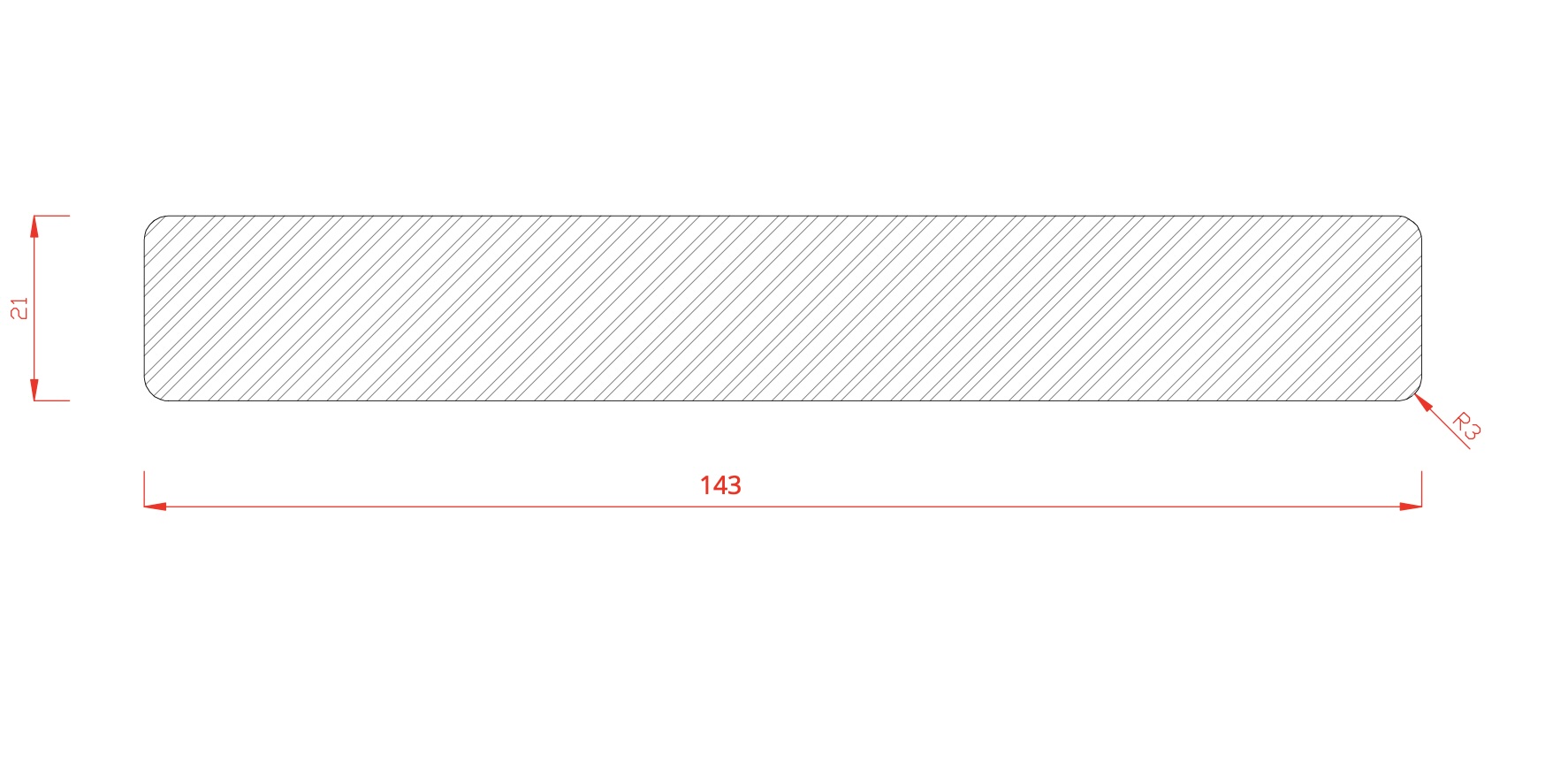 Timber Profile 21X143MM